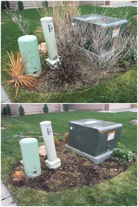 little metal boxes in my neighbors yars|green box in my yard.